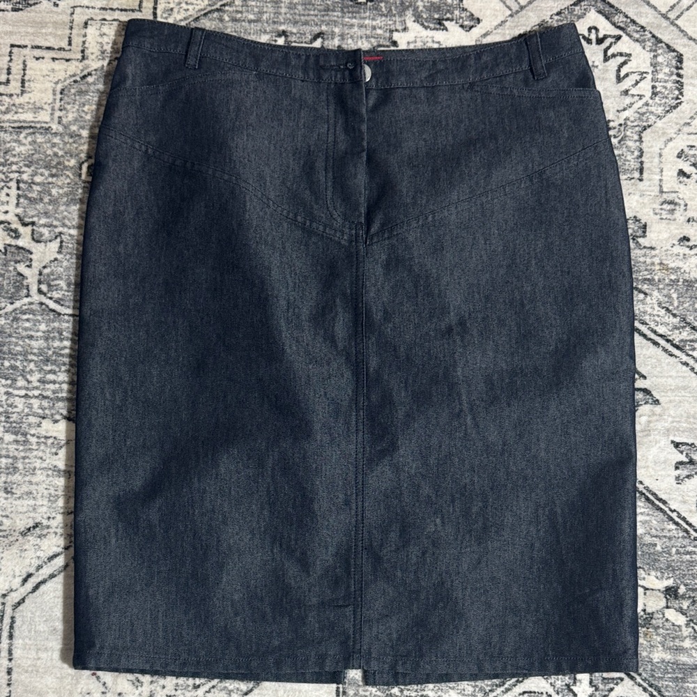 French Connection Dark Blue Denim Skirt